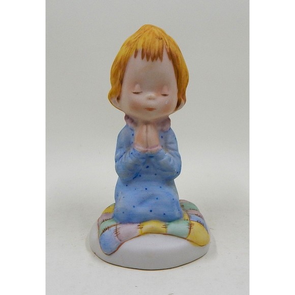 Betsey Clark Collection Little Gallery by Hallmark Boy Praying 1979 - Picture 1 of 6